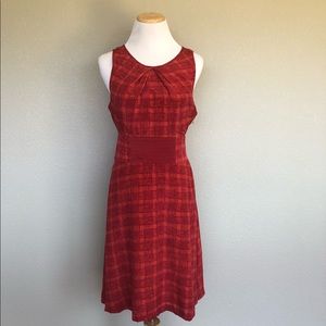 Anthropologie Girls from Savoy Red Silk Dress